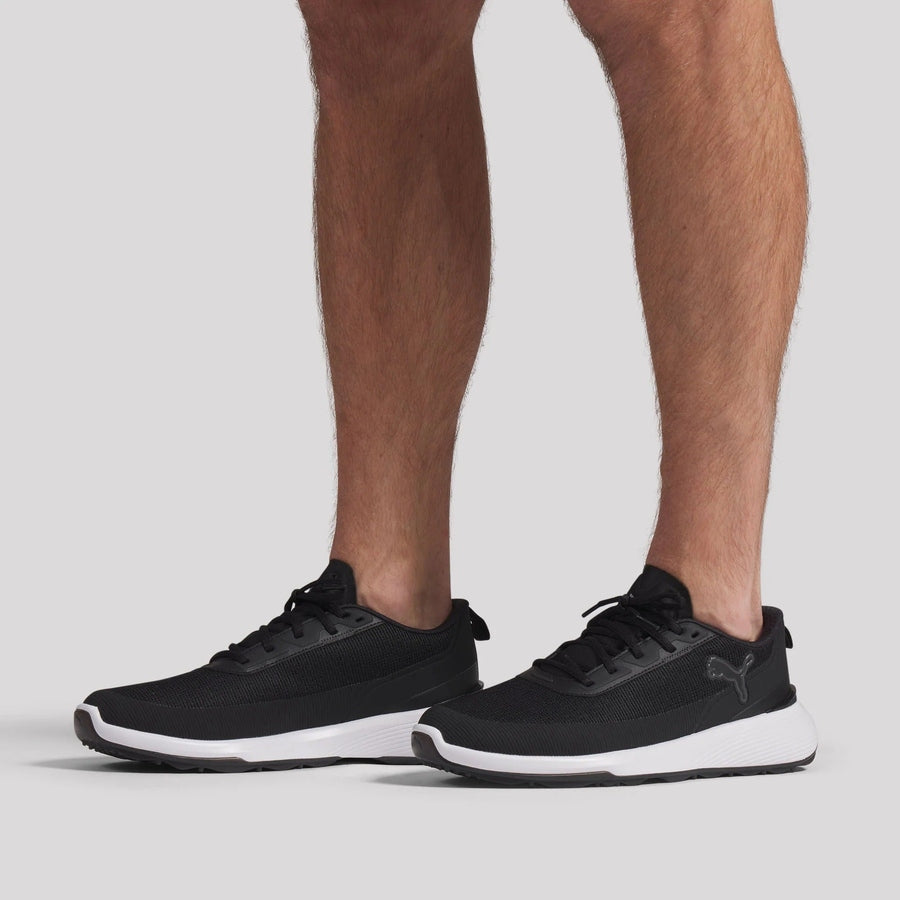 Puma Gruve Sport Spikeless Golf Shoes - Black/Dark Coal