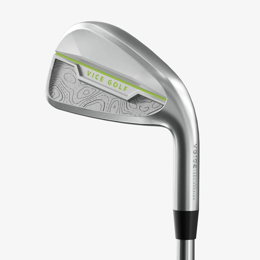 Vice Golf VGI02, ensemble de fers 5-PW, AW, shaft acier - options de personnalisation gratuites