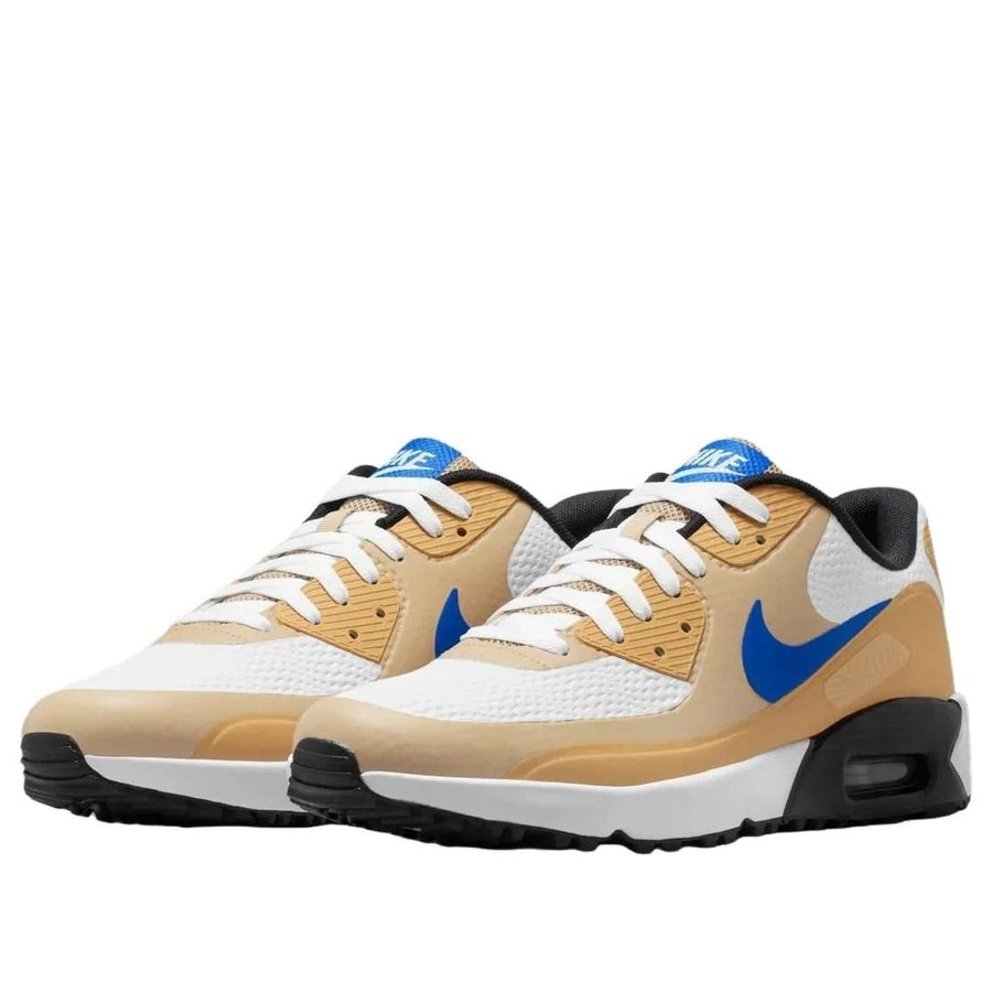 Nike Air Max 90 G Spikeless Golf Shoes - Brown/White