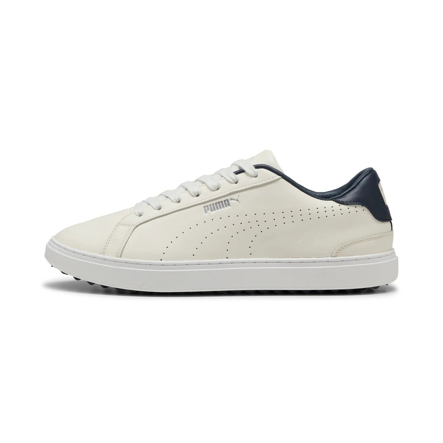 Puma Classic G Spikeless Golf Shoes - White/Navy