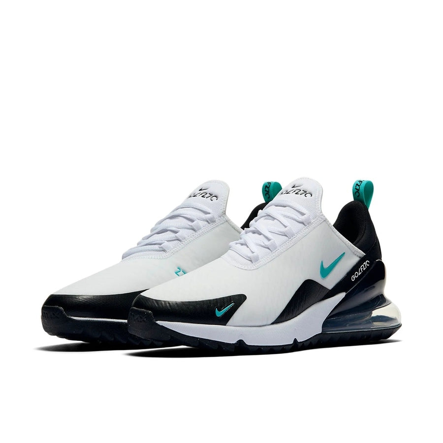 Nike Air Max 270 G Spikeless Golf Shoes - White/Black