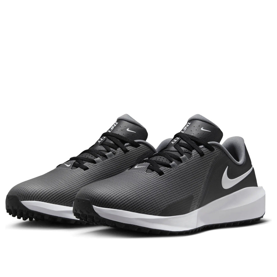 Nike Infinity G NN WIDE Spikeless Golf Shoes - Black/White