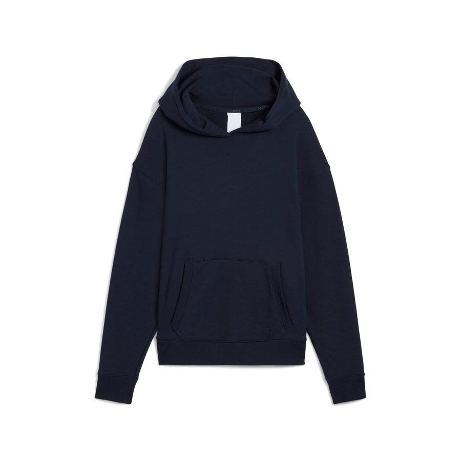 Puma Ladies Cloudspun Fleece Hoodie - Navy