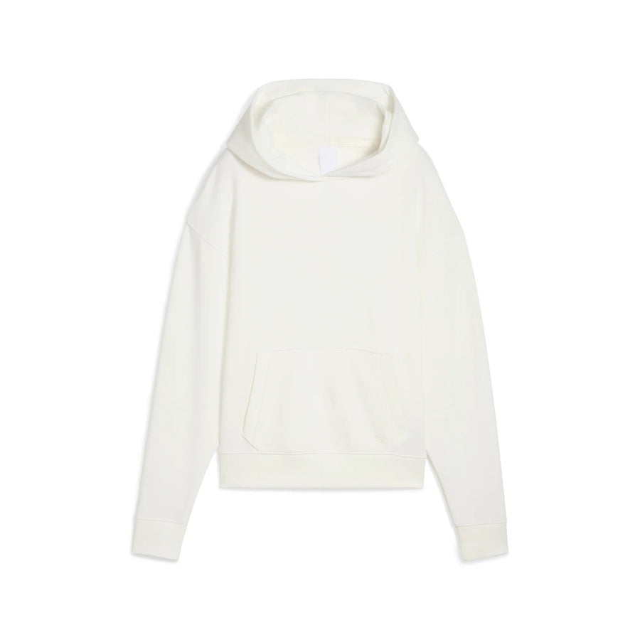 Puma Ladies Cloudspun Fleece Hoodie - White