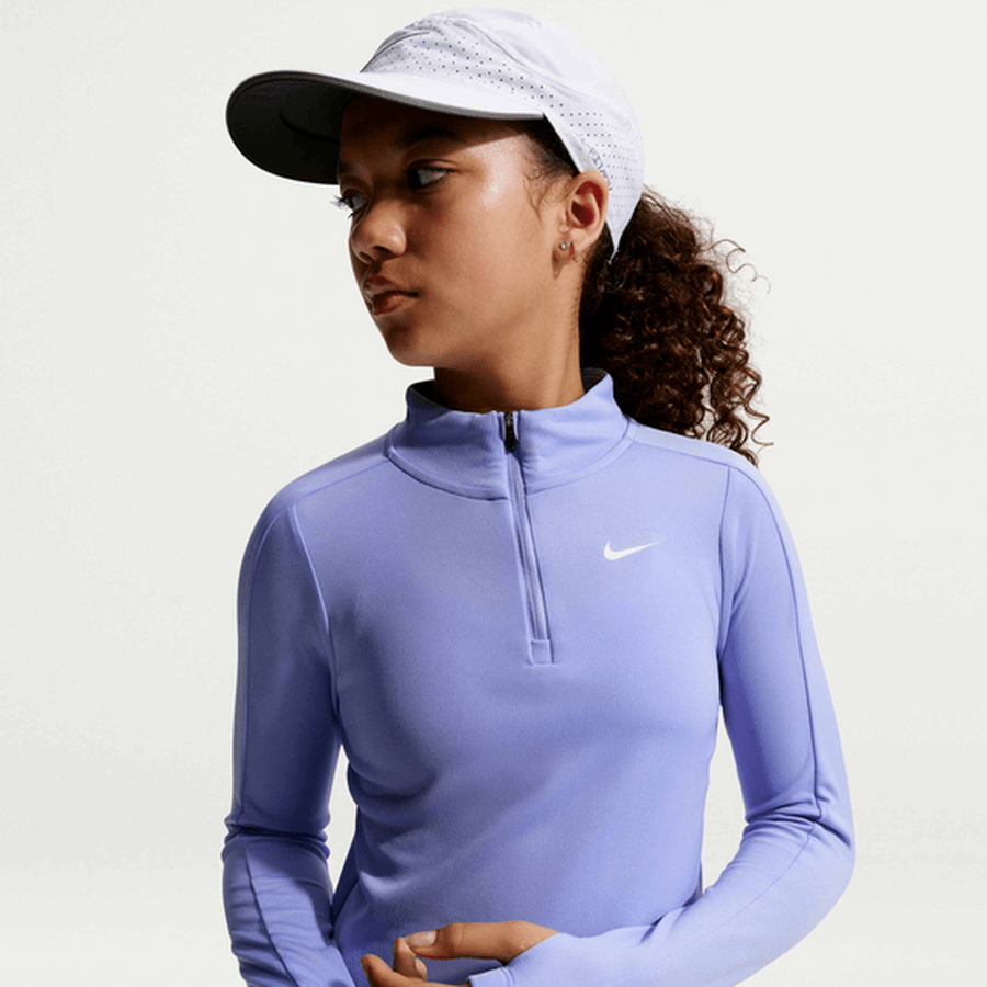 Nike haut à manches longues Dri-FIT à zip 1/4 pour fille