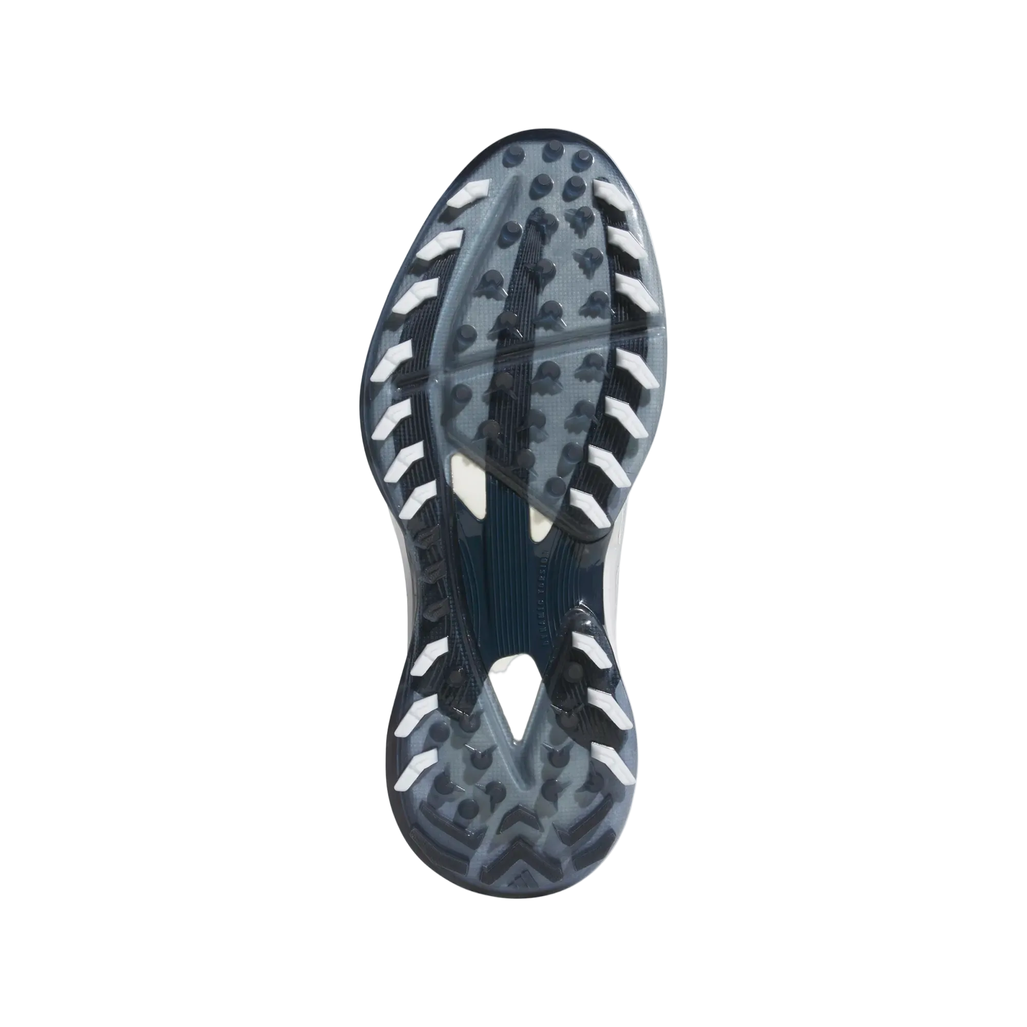 Adidas Adizero ZG Spikeless Golf Shoes - White/Navy