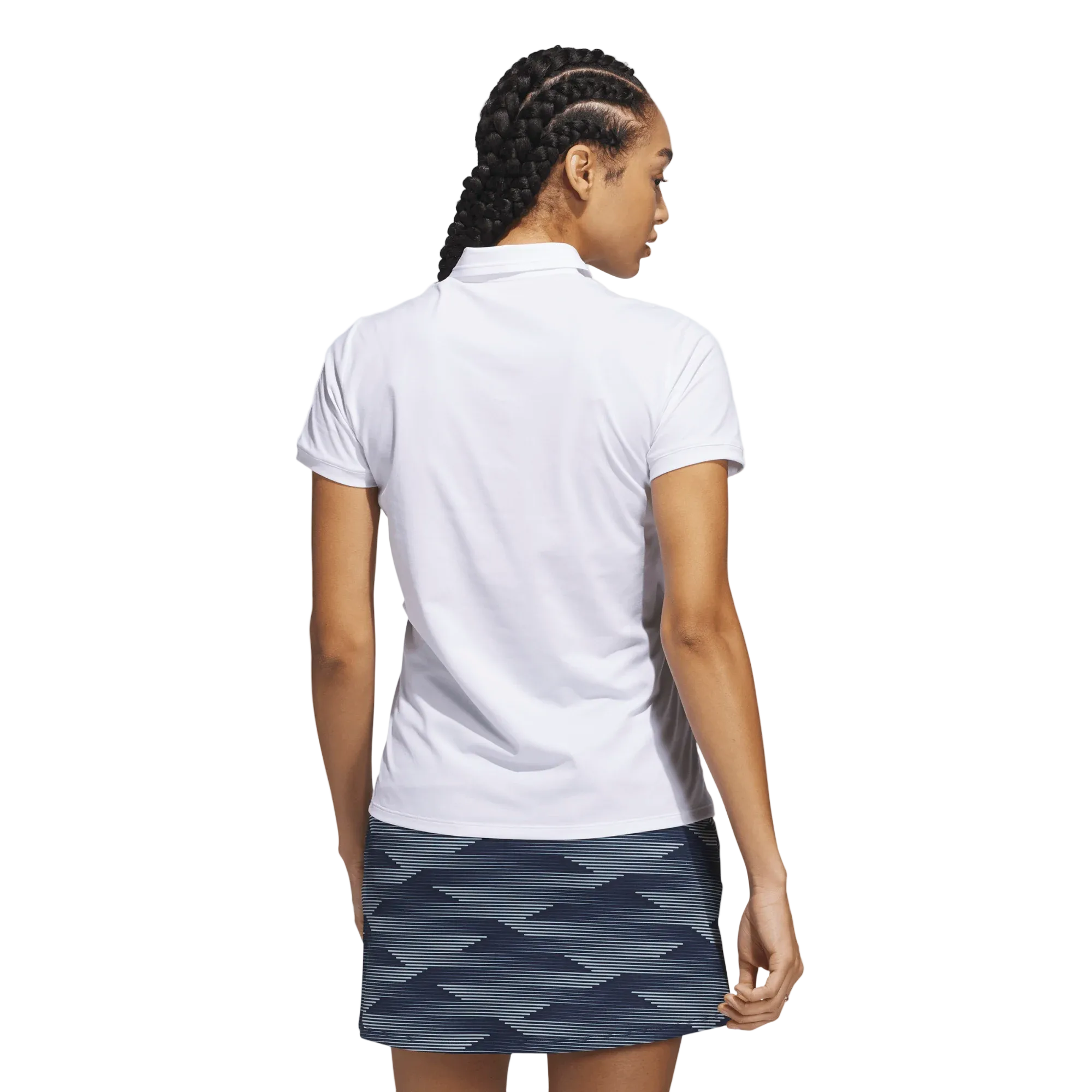 Adidas Ladies Ultimate365 Tour Twistknit Short Sleeve Polo