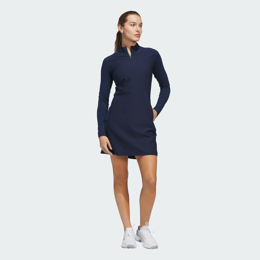 Adidas Ultimate Long Sleeve Golf Dress - Navy