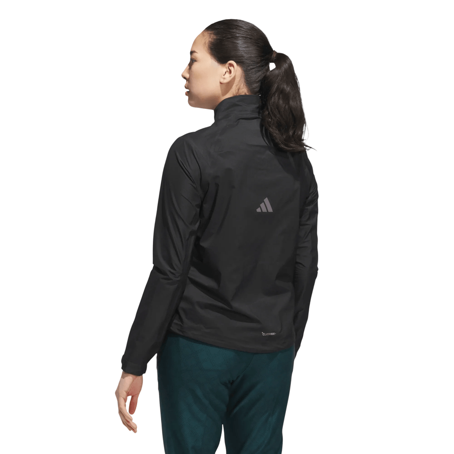 Adidas Ladies Ultimate365 Tour Climaproof+ Full-Zip Golf Jacket - Black