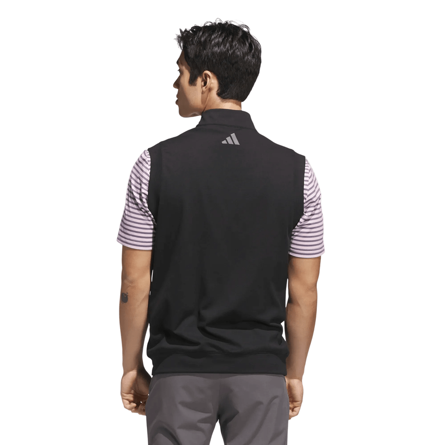 Adidas Ultimate365 Classic Quarter-Zip Golf Vest - Black