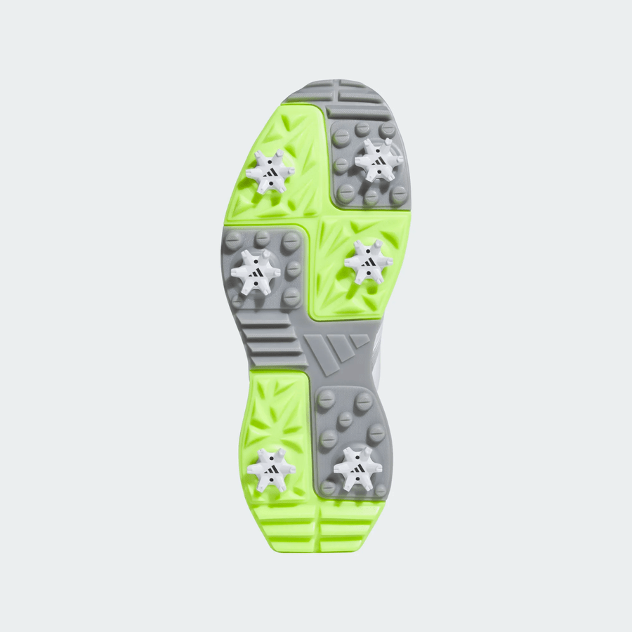 Adidas R2G BOA Golf Shoes - White/Lime