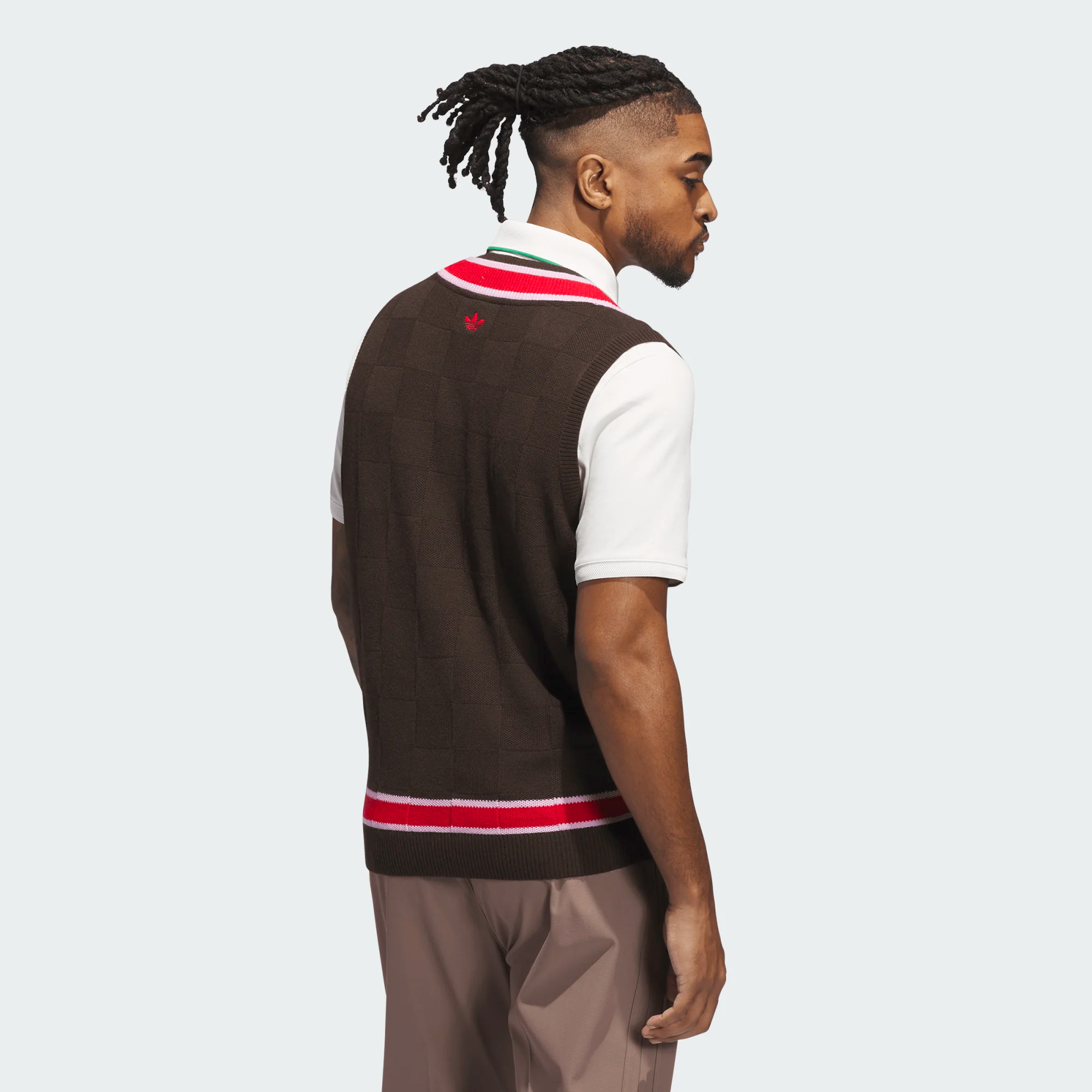 Adidas Original Knit Vest - Brown