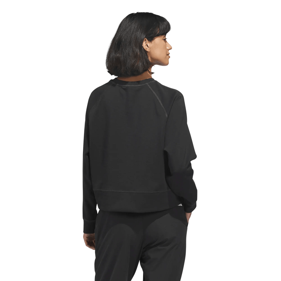 Adidas Ladies Beyond The Course Side-Snap Crew Layer - Black