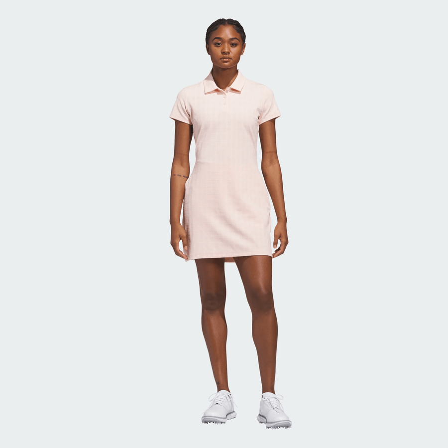 Adidas Ultimate365+ Jacquard Dress - Pink