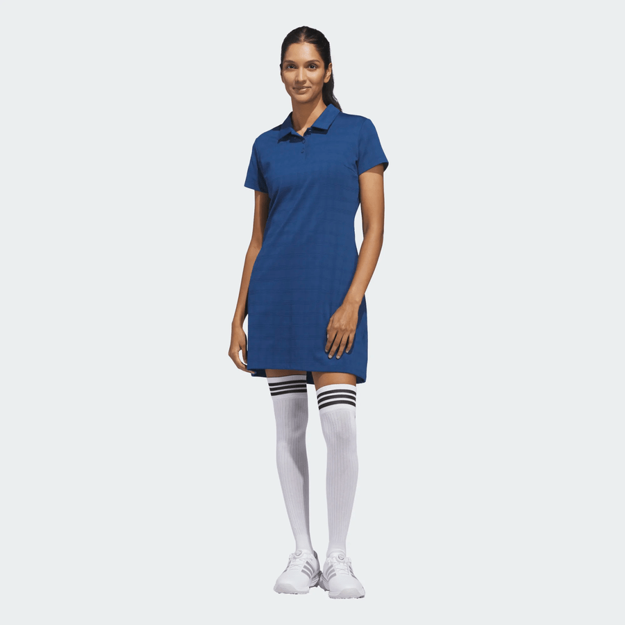 Adidas Ultimate365+ Jacquard Golf Dress- Blue