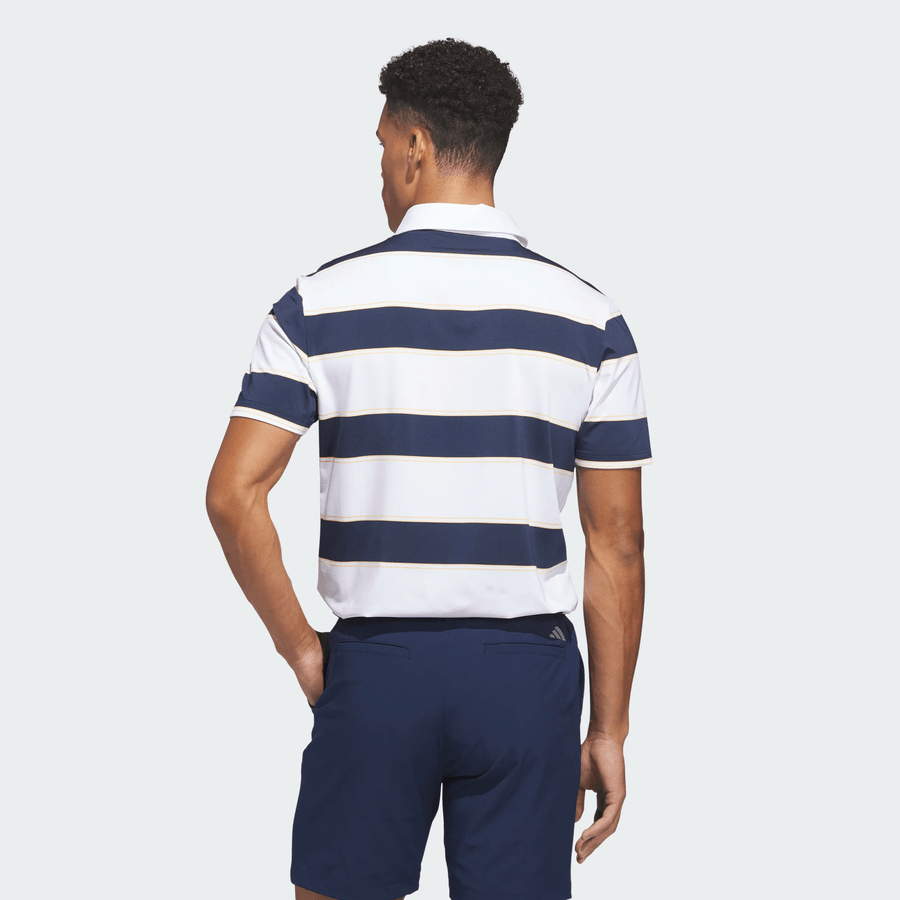 Adidas Ultimate365+ Jumbo Stripe Climacool Polo Shirt