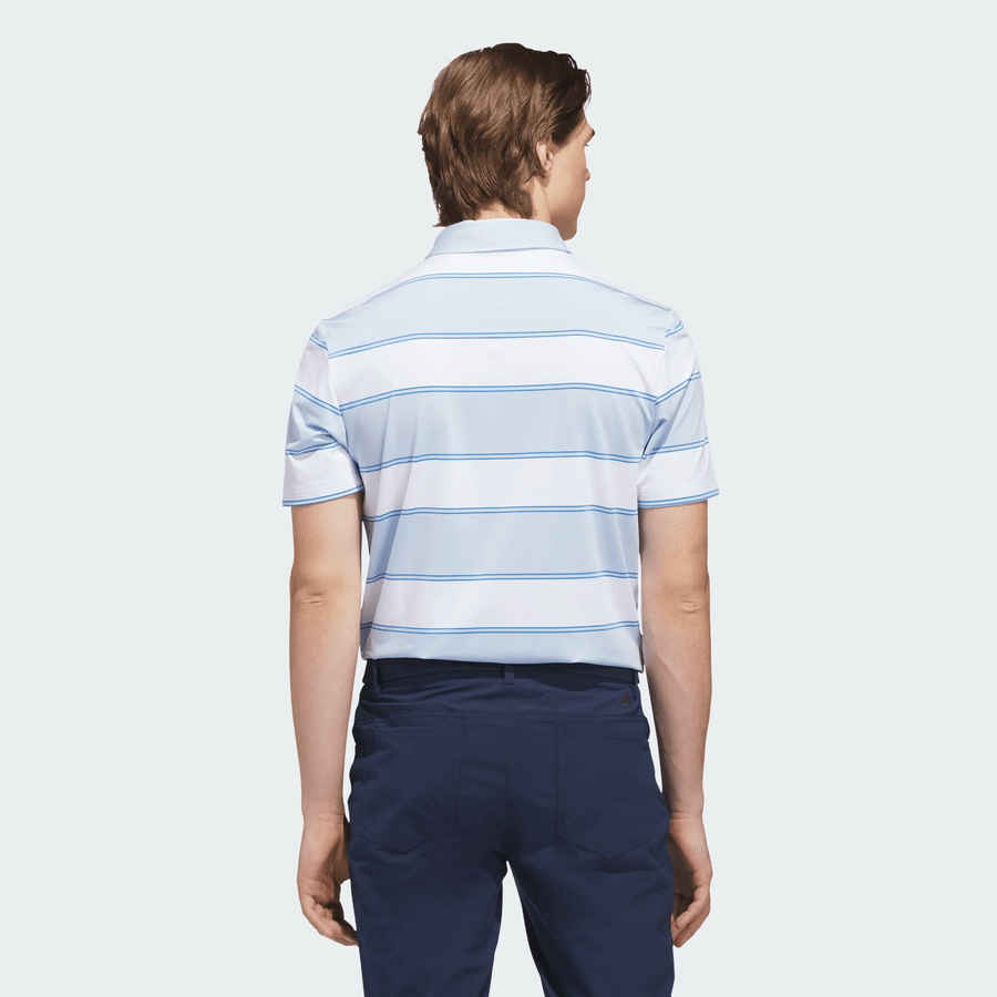 Adidas Ultimate365+ Jumbo Stripe Climacool Polo Shirt