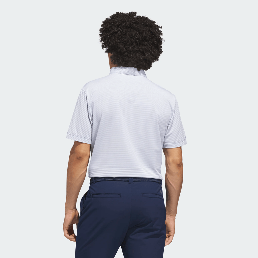Adidas Ultimate365+ Pencil Stripe Climacool Polo Shirt