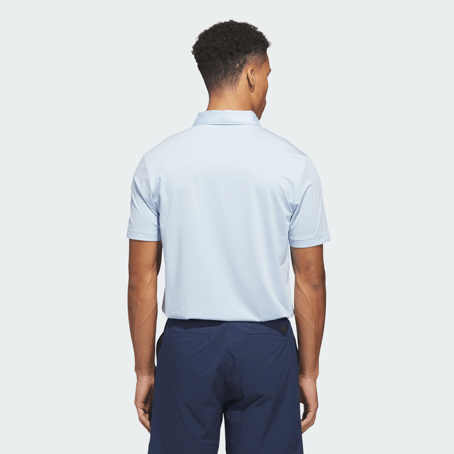 Adidas Ultimate365+ Pencil Stripe Climacool Polo Shirt