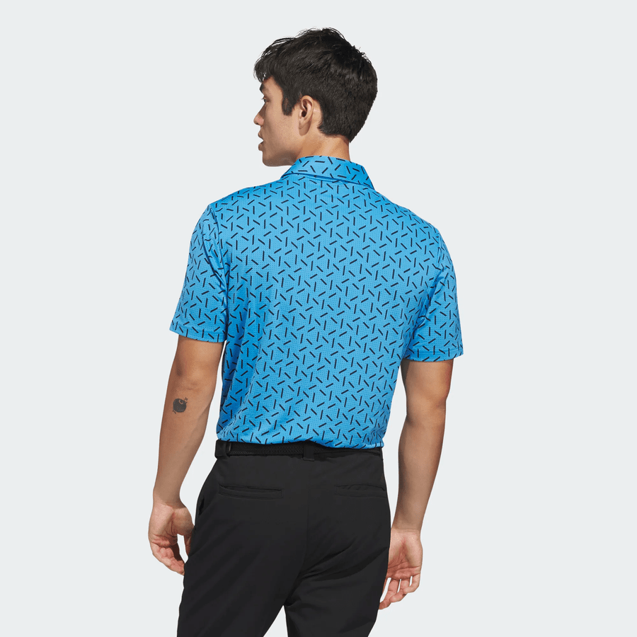 Adidas Ultimate365 Mesh Print Climacool Polo Shirt