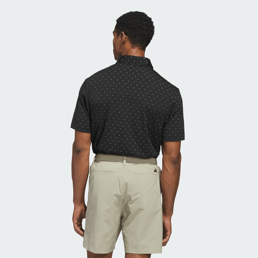 Adidas Ultimate365+ Micro Print Polo Shirt