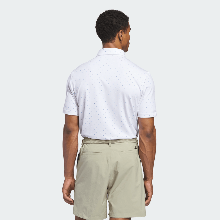 Adidas Ultimate365+ Micro Print Polo Shirt