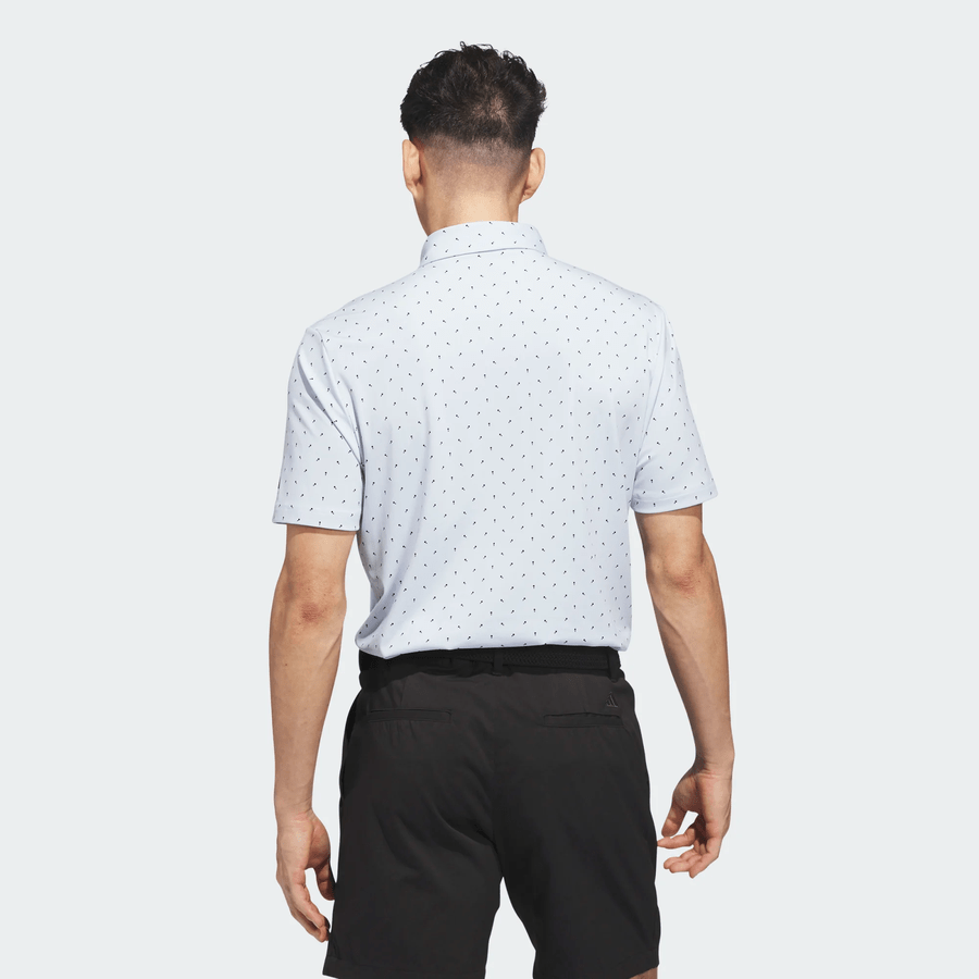 Adidas Ultimate365+ Micro Print Polo Shirt