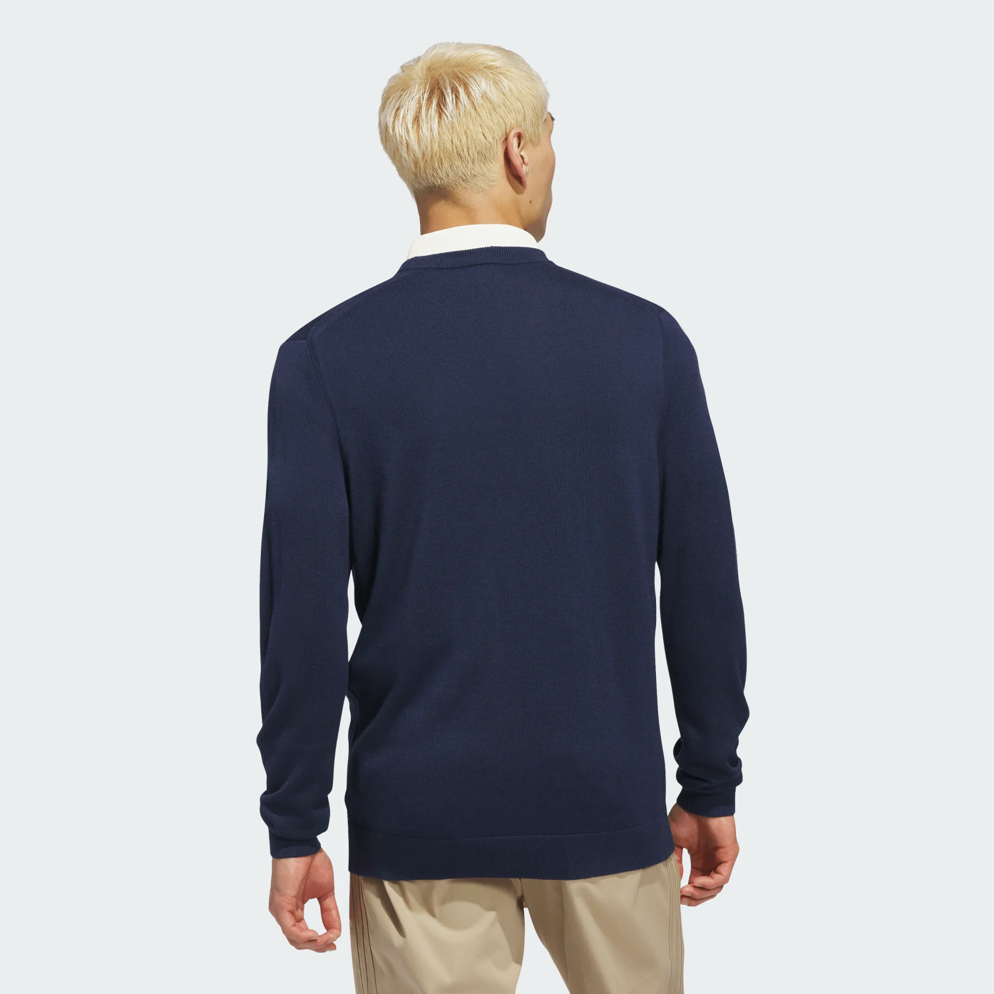 Adidas Originals Cashmere Blend Sweater - Navy