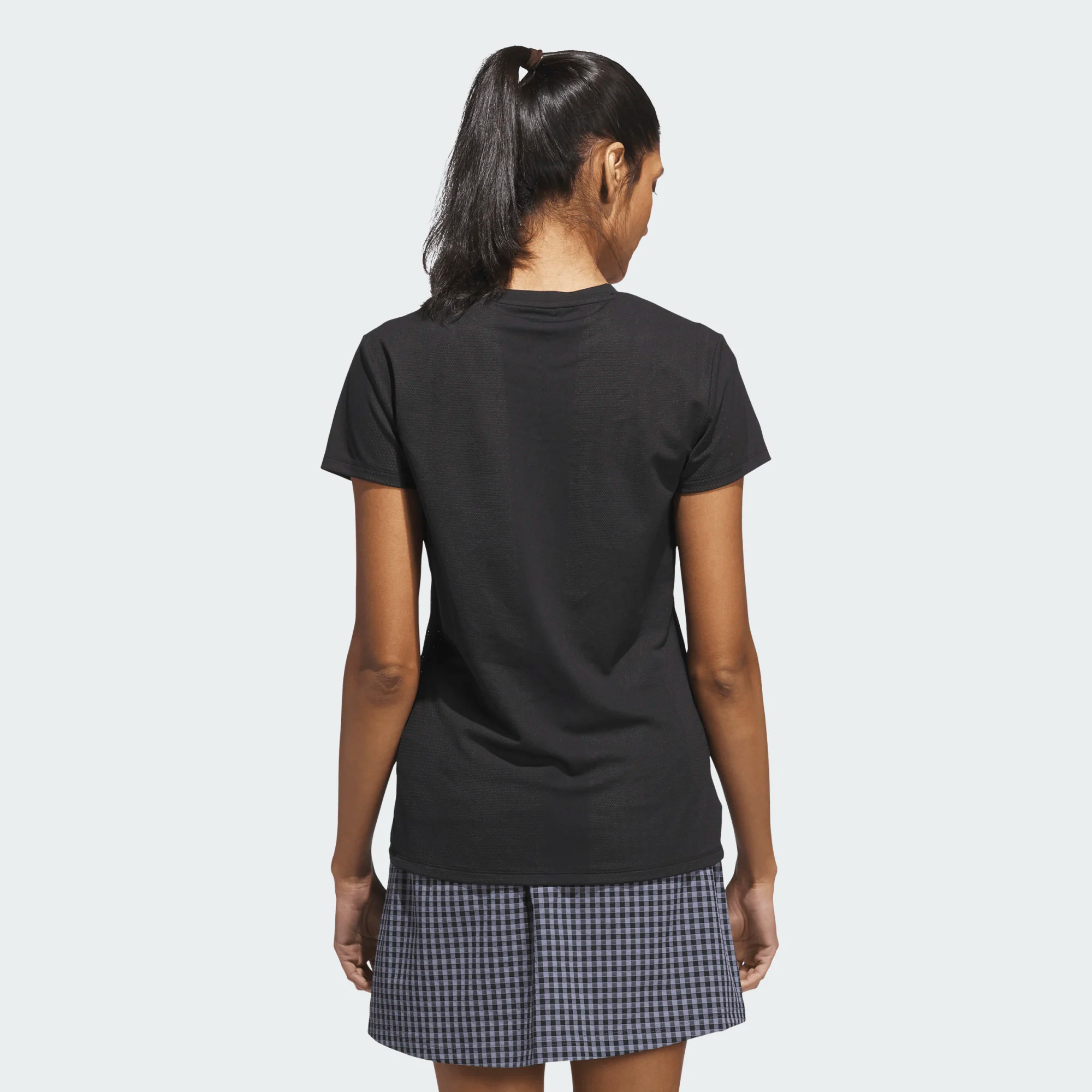 Adidas Ladies Ultimate365 Tour Engineered Short Sleeve Slim Top