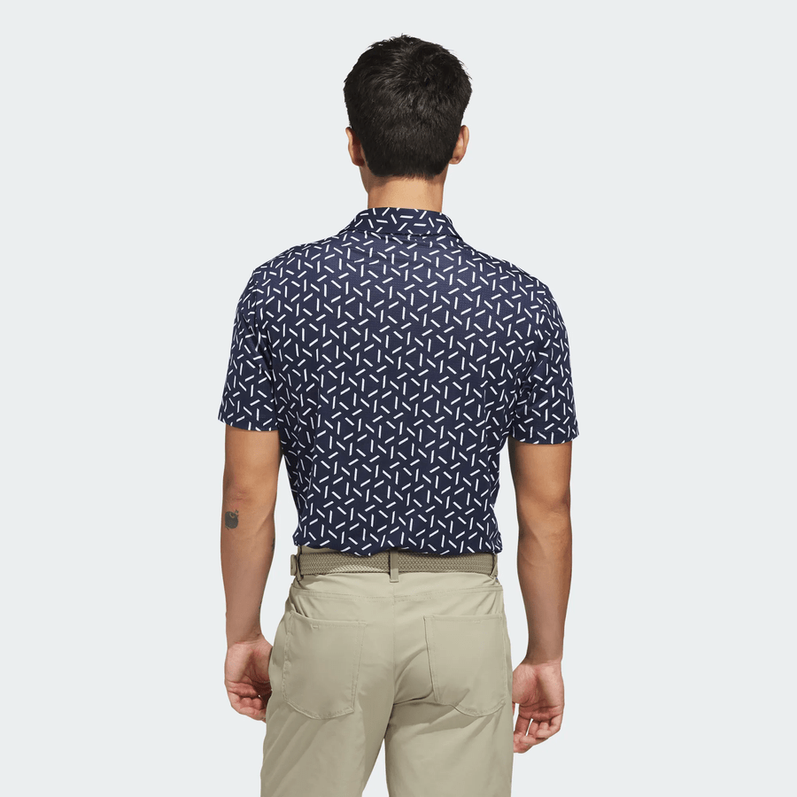 Adidas Ultimate365 Mesh Print Climacool Polo Shirt