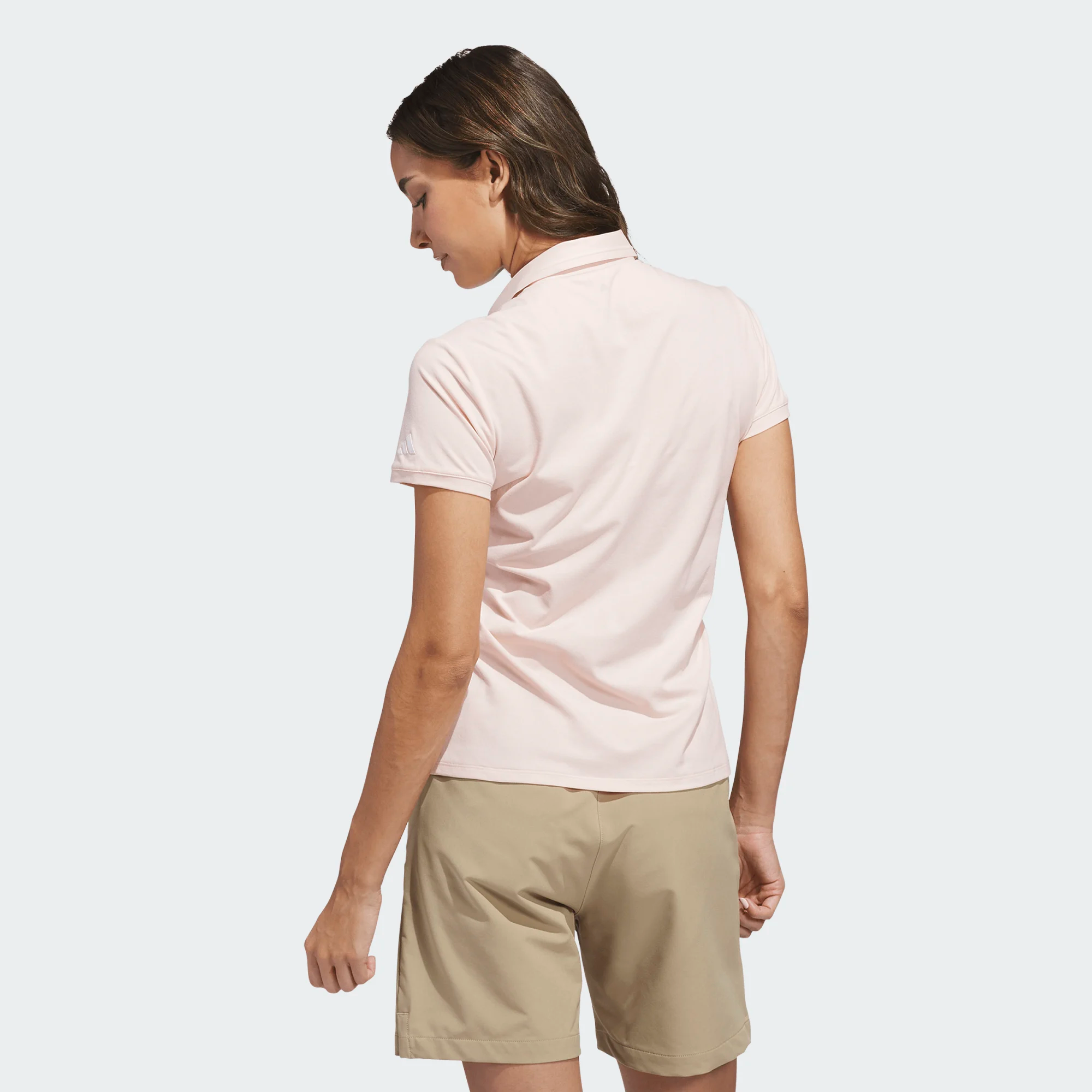 Adidas Ladies Ultimate365 Tour Twistknit Short Sleeve Polo