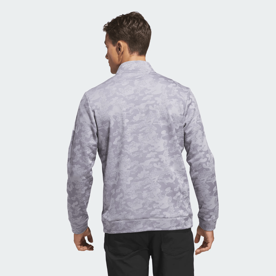 Adidas Ultimate365 Durable Water Repellant Quarter-Zip Sweatshirt - Grey