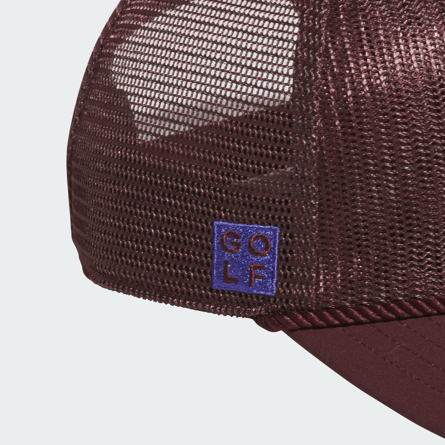 Adidas Mesh 5 Panel Rope Hat - Maroon