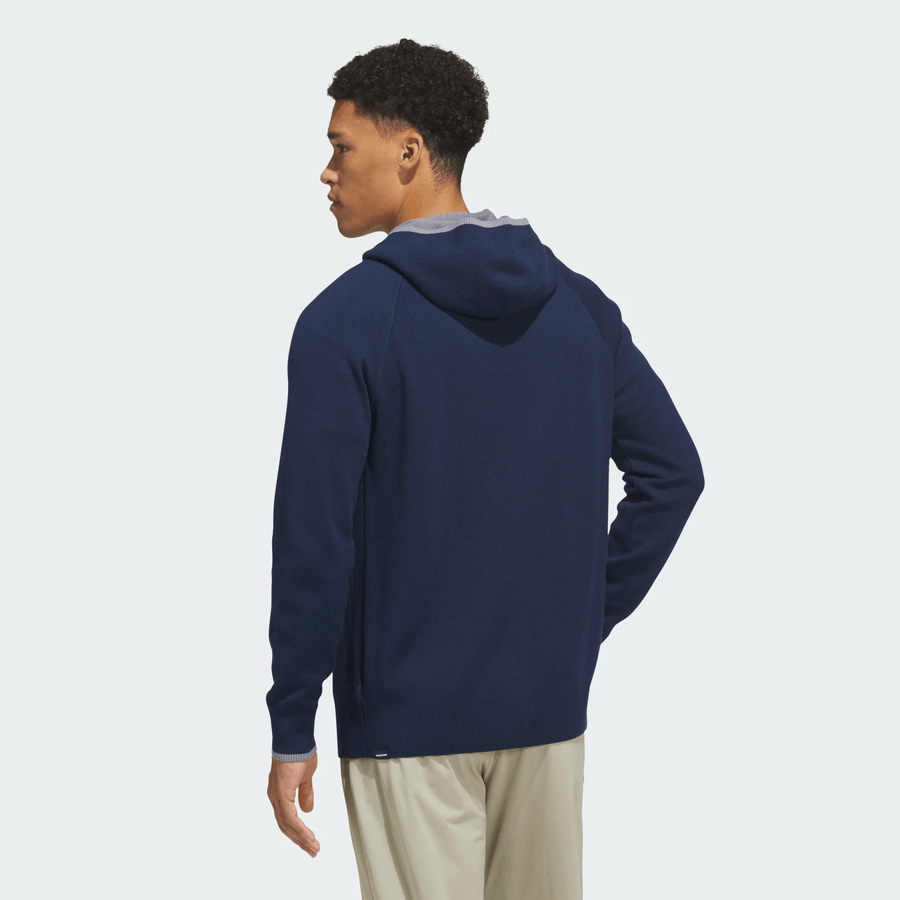 Adidas Ultimate Tour Twistknit Hoodie - Navy