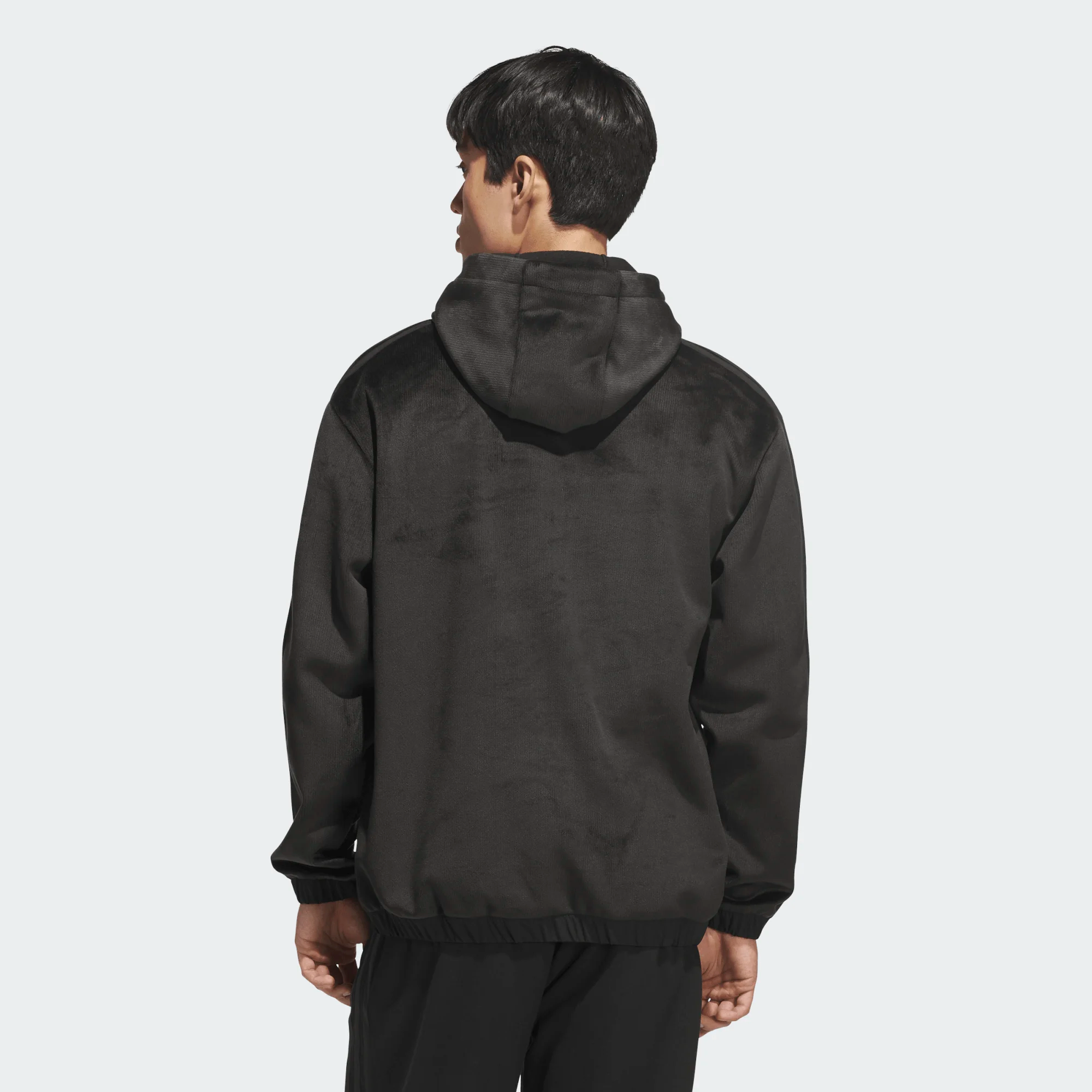 Adidas Beyond The Course Cozy Half-Zip Loose Fit Hoodie - Black