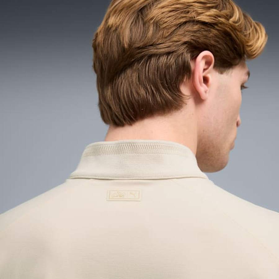 Puma x Arnold Palmer CLOUDSPUN 1/4 Zip Golf Jacket - Alpine Snow
