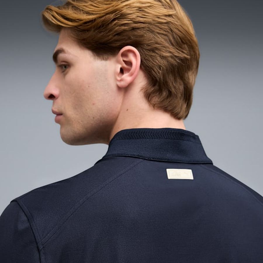 Puma x Arnold Palmer CLOUDSPUN 1/4 Zip Golf Jacket - Navy