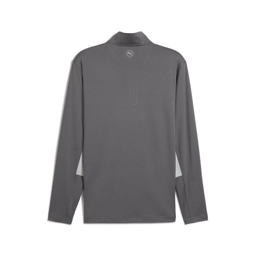 Puma Pure 2.0 1/4 Zip Golf Pullover - Gray