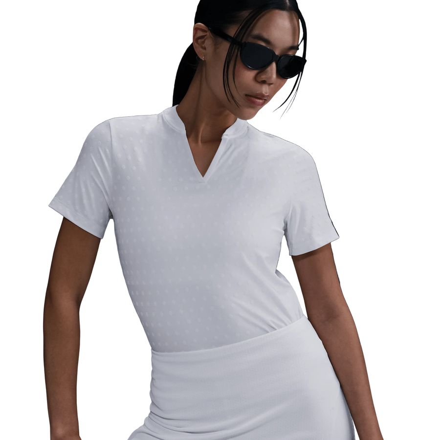 Nike Tour Ladies Dri-FIT Short-Sleeve Blade Jacquard Golf Polo