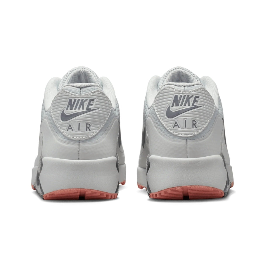 Nike Air Max 90 G Spikeless Golf Shoes - Grey/Pink