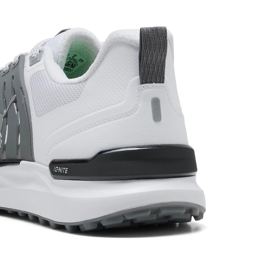 Chaussures de golf sans crampons Puma Ignite Elevate 2 - Blanc/Ciel ardoise