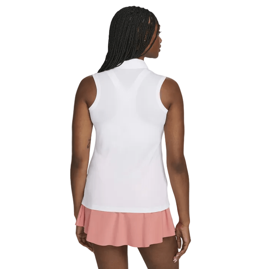 Nike Ladies Dri-FIT Victory Sleeveless Solid Golf Polo
