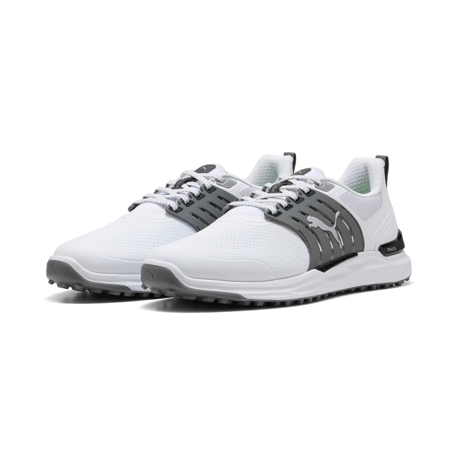 Puma Ignite Elevate 2 Chaussures de golf sans crampons - Blanc/Ciel ardoise