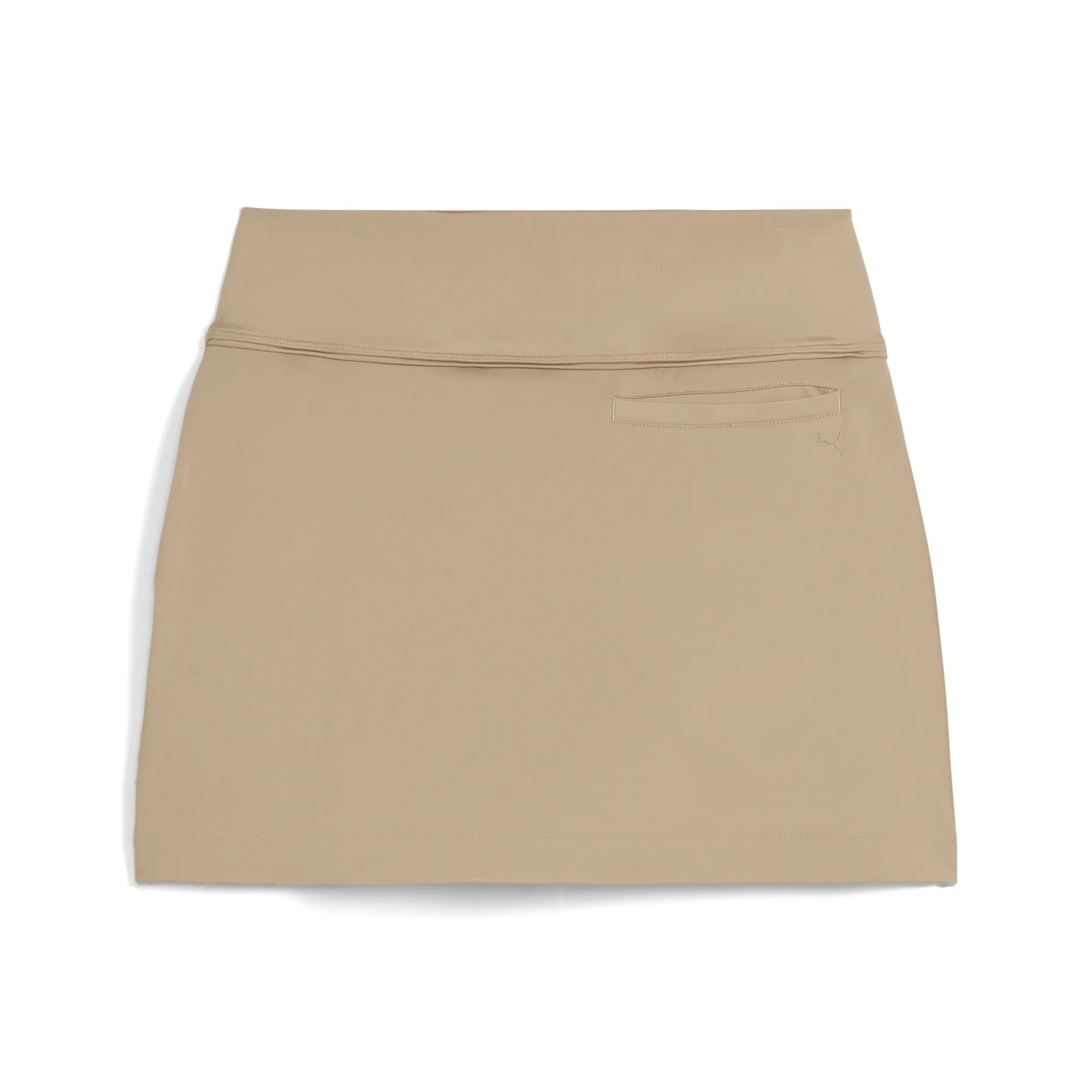 Puma Ladies Blake Piped Knit 15.5" Golf Skirt - Beige