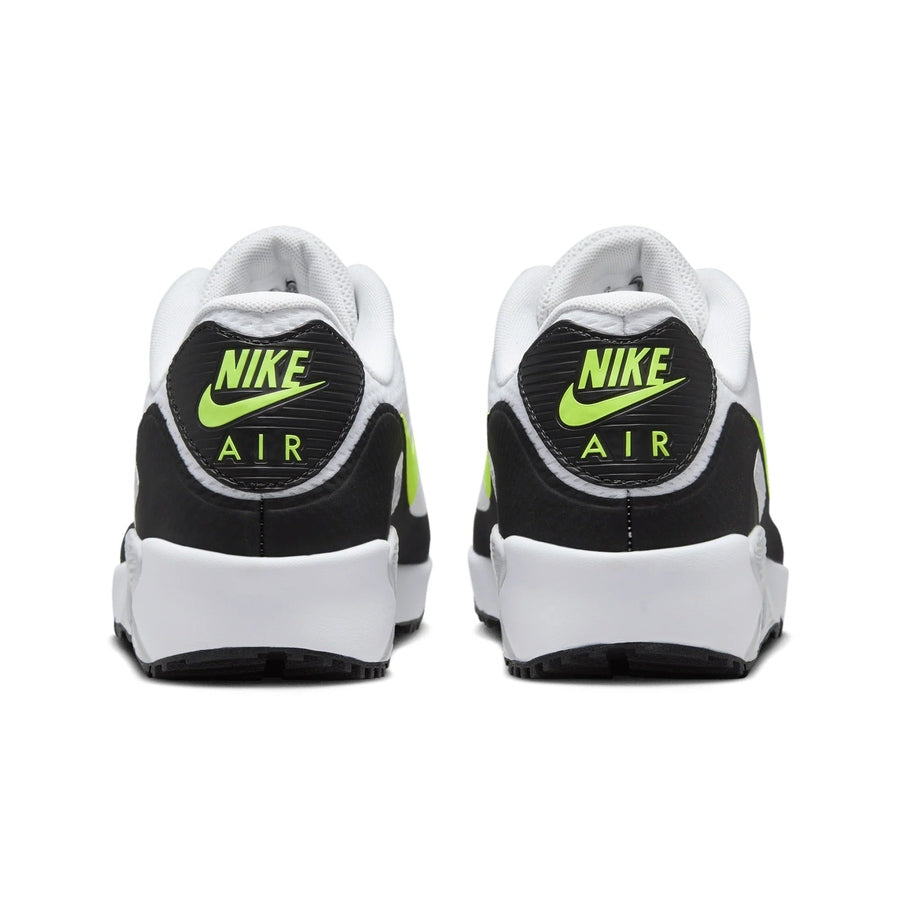 Nike Air Max 90 G Spikeless Golf Shoes - White/Lime