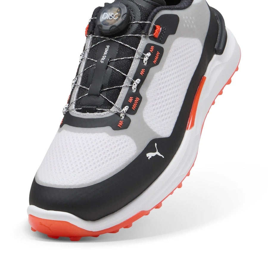 Puma Ignite Elevate 2 Disc Spikeless Golf Shoes - White/Black
