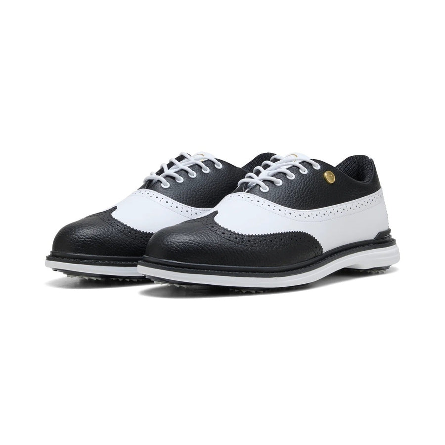 Puma Royale Wingtip Golf Shoe - Black/White