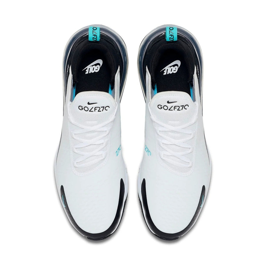 Nike Air Max 270 G Spikeless Golf Shoes - White/Black