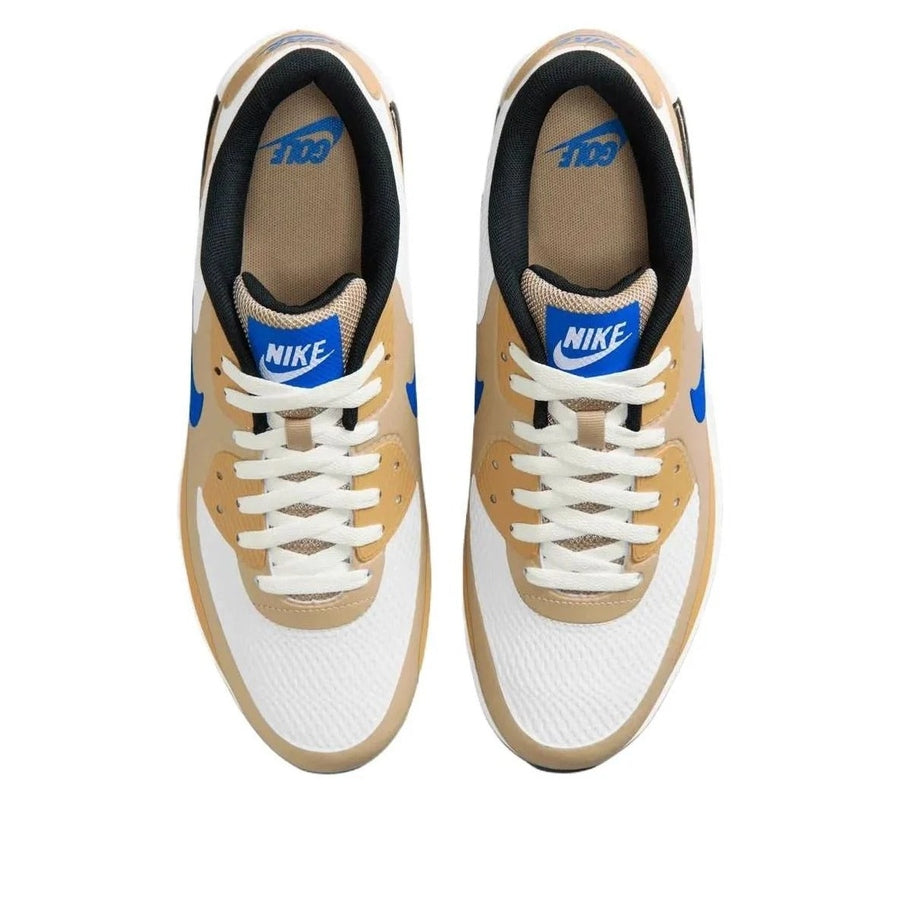 Nike Air Max 90 G Spikeless Golf Shoes - Brown/White