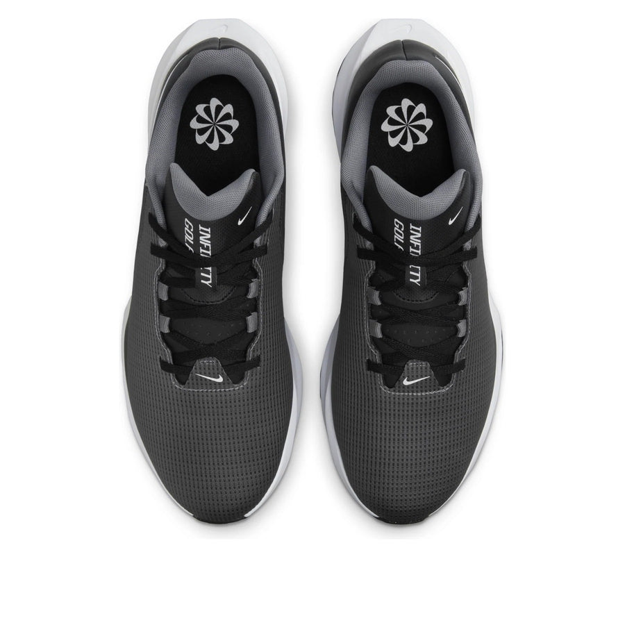 Nike Infinity G NN WIDE Spikeless Golf Shoes - Black/White